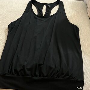 Women's Black Sleeveless Top